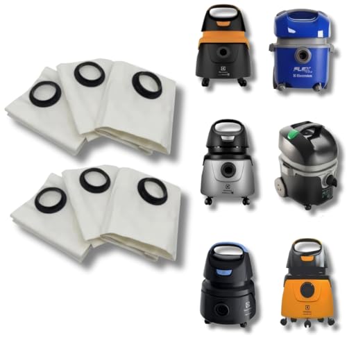 Kit 6 Sacos Aspirador de Pó Descartável Para Modelos Electrolux F...