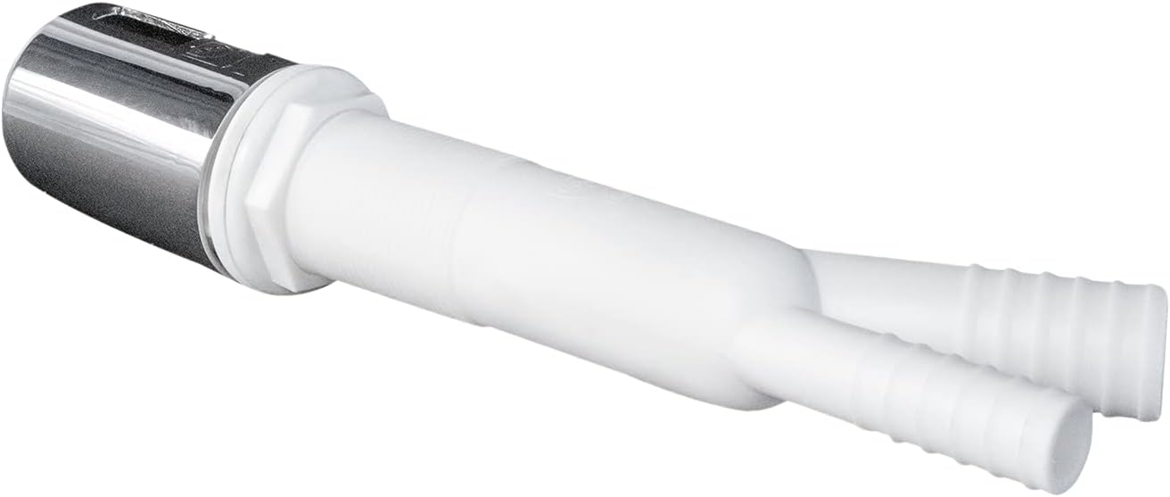 P18203 Plastic Air Gap with Chrome Cap for Dishwasher Valve 5/8 x 7/8 Inches