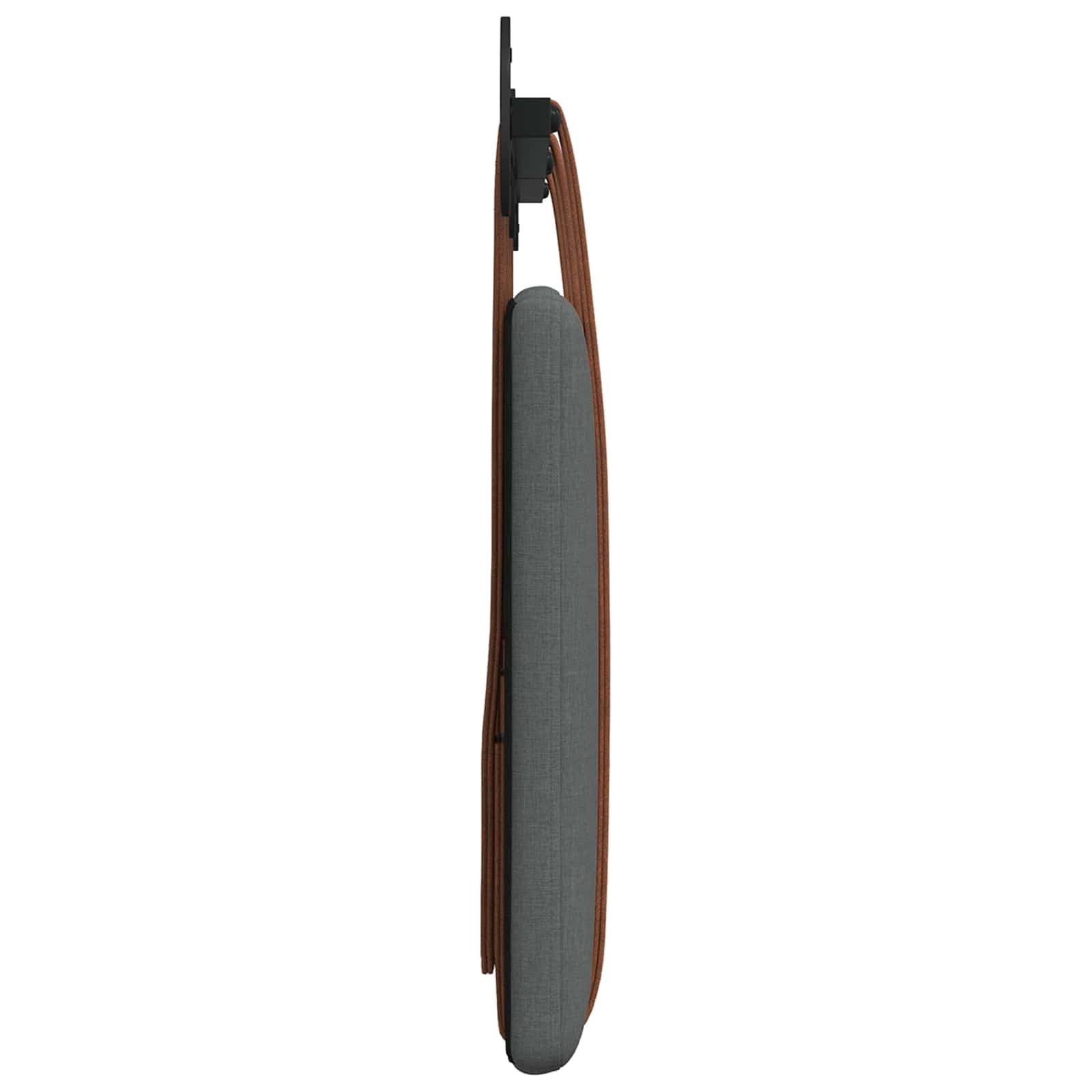 Cabecero colgante gris oscuro de poliuretano antiguo con acolchado suave, 150 x 55 x 5 cm, montaje en pared, juego de 2, versátil para dormitorio, habitación de invitados, cama doble