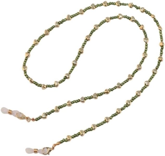 Rice Beads Love Eyeglass Chains Eyewear Accessories Fresh Sweet Retainers Rope