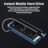 Docking Stations with M.2 NVMe Enclosure 100W Fast Charging 4K@60Hz USB Hub 1000Mbps SD/TF Card Reader for steam Deck Dock/rog Ally Dock/Xbox PS5 Laptop Phone16 Switch Legion go Dock with Fan 10 in 1 - Image 6