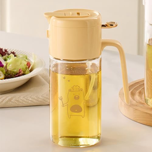 Bouteille de pulvérisation d'huile d'olive Teksome en verre de 550 ml - 4