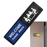 Privatsphäre Türschild | Acryl-Schiebe-Doppelseiten-Statusanzeige | Büro Schiebetürhänger - geeignet für Zuhause, Badezimmer, Hotel, Apartment, Büro, Besprechung sowie Geschäftszentrum