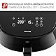 ZWILLING Air Fryer / Heißluftfritteuse, 4 L, 6 Programme, 1.400 Watt, Frittieren, Garen und Backen ohne Fett, inkl. Rezeptbuch, Schwarz