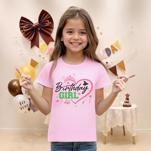 Image of Birthday Girl Shirt Magical Castle Tshirt Birthday Shirts for Kids Funny Birthday Party Gift Tees Cute Graphic Tops