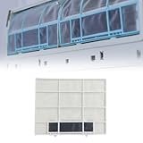 Compatible avec les modèles 1P/1.5HP : conçu pour s'adapter aux systèmes de climatisation mi-assis, ce filtre suspendu fonctionne parfaitement avec les tailles standard d'unités intérieures et les conceptions de flux d'air