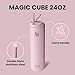 BOTTLE BOTTLE Insulated Water Bottle 24oz with Straw Lid and Handle for Sports Travel Gym Stainless Steel Water Bottles Double-Wall Vacuum Metal Leak Proof BPA-Free (Light Pink)