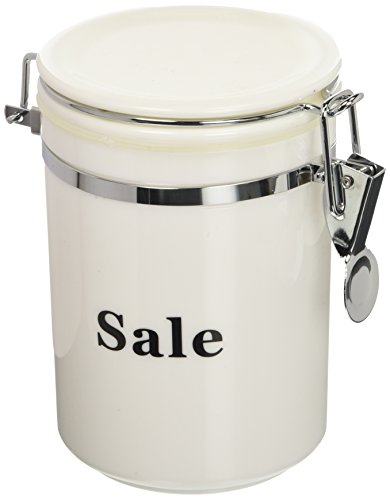 & Barattolo Sale 0.72 cl plastica bianco nero nero