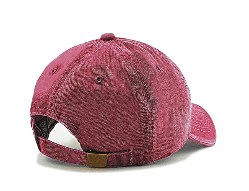 Image of Adjustable Soft Cotton Denim Cap for Men Women Baseball Vintage Washed Distressed Hats Adjustable Stylish Cap Regular Fitted