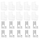 lcyen 50 Stück Kabelschuhe Flachstecker 6,3mm + Schutzisolierung | Flachstecker-Verbindungsklemmen aus Messing (verzinnt) | Crimp-Anschlüsse für Auto, Elektronik, Solar & Industrie