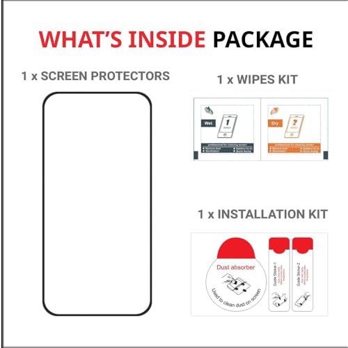 Image of Tempered Glass Screen Protector for Samsung Galaxy Edge S26 5G, Military-Grade Protection, Edge-to-Edge Coverage, Easy Installation Kit
