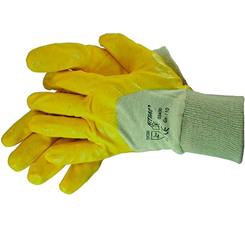 HaWe Nitrile Gloves Yellow GROSS9, 858.09