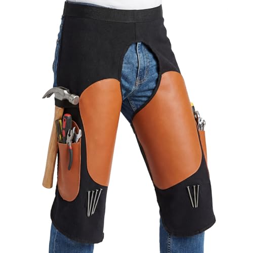 Twistover Professional Farrier Apron for Horseshoeing with Knee Pads & Adjustable Straps, Durable Work Apron for Blacksmiths, Farriers, and Woodworkers