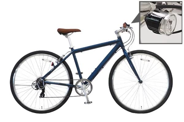 Amazon | 自転車 クロスバイク LEDライト付きcyma primer 700C 7段変速 