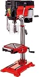 Einhell Säulenbohrmaschine TE-BD 750 E (750 W, 450-2.500 min-1, Induktionsmotor, stufenlose Drehzahlregulierung, Schnellspannbohrfutter von 1-16mm, MK2-Aufnahme, Tiefenanschlag)