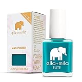 ella+mila Professional, Quick Dry, Long-Lasting & Chip-Resistant Blue Nail Polishes (One Way Ticket - 0.45 fl oz)