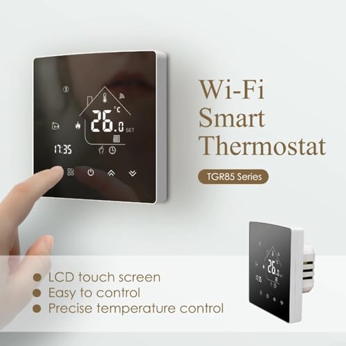 Thermostat programmable intelligent WiFi pour chaudière gaz et chauffage au sol