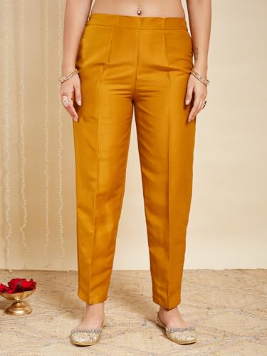 Image of MOKOSH Women's Silk Blend Embroidered Kurta Pant with Dupatta