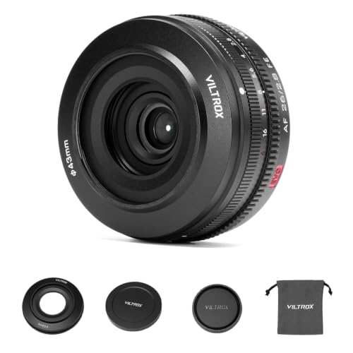 Image of VILTROX AF 26mm F2.8 EVO FE Full-Frame Prime Lens for Sony E-Mount Cameras