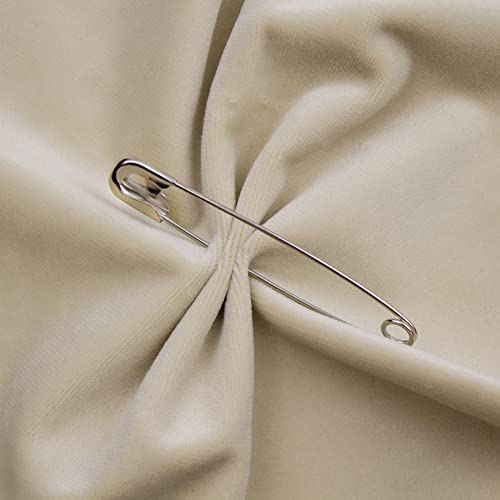 image for Tkiaea 3 Inches Large Safety Pins, Pack of 50, Big Heavy Duty Safety P