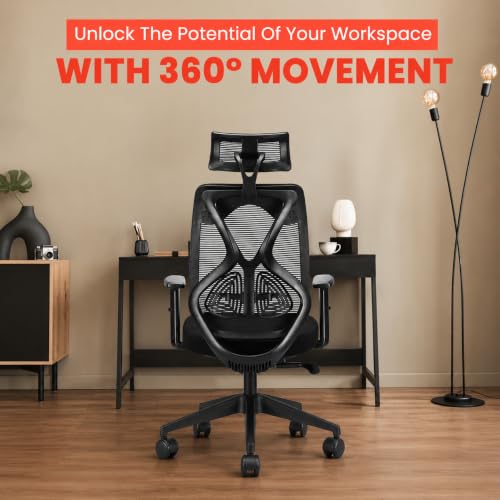 IAFA FURNITURE Ergolux High Back Ergonomic Office Chair Black - Image 3