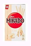 Mikado Glico Keksstäbchen mit weißer Schokolade, 70g, 4er Pack