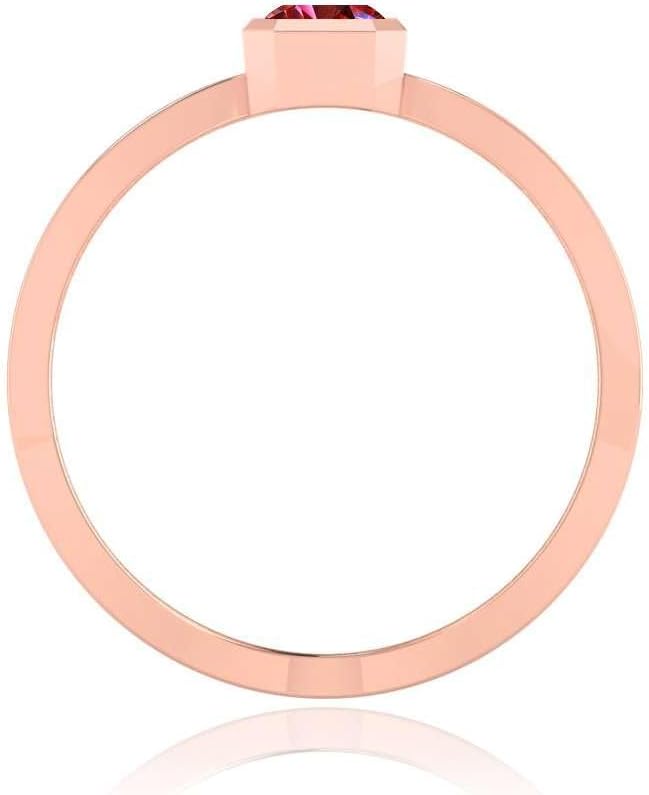 Natural Ruby and Diamond – Solid 14k Gold or 925 Sterling Silver – July Birthstone Statement Ring for Women – Criss-Cross Ring