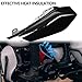 Motorcycle Mid Frame Air Deflectors Heat Shields Kits Fit for Harley Davidson Touring Street Glide Road Glide Electra Glide Road King Ultra Limited Tri Glide CVO 2009-2024 Gloss Black