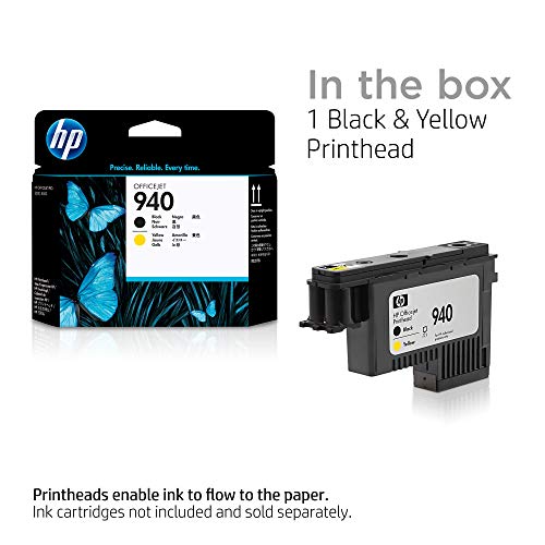 HP 940 Cartouche d'Encre Authentique C4900A Noir Jaune Standard
