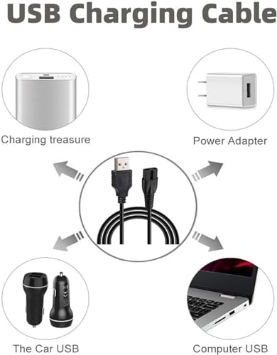 Gaolaoz for SURKER SK-788 Charger Cord Charging Cord Compatible with SURKER Beard Trimmer Model SK-788 Charger