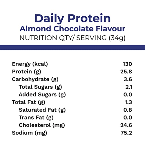 Image of foodstrong Whey Protein Powder,Grass-Fed,100% Whey,Daily Protein Almond Chocolate&Mango Flavour,25G Protein,With Turmeric,Green Tea,Ashwagandha&Digestive Enzymes,32 Sachets,1 Kg,(Pack Of 2)