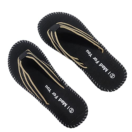 Men's Soft Comfort Flip Flops - Lightweight Memory Foam Rubber Thong Sandals Yoga Foam Slippers for Summer Beach Casual - Indoor Outdoor