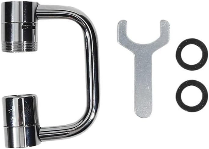 Faucet Attachment For Kitchen Sink 1080° Swivel Faucet Aerator - Dual Mode  Sprayer For M22/24mm Taps (Includes Wrench & Waterproof Tape) Sink Faucet  Extender 1080° Swivel Faucet Extender Universal Splashproof Dual Spray Mode