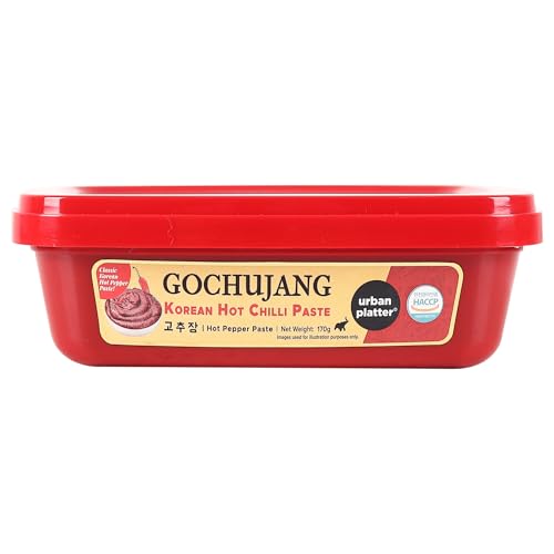 Image of Urban Platter Classic Korean Gochujang, 170g (Plant-Based Fermented Hot Chilli Paste | Unique Umami Flavour | Essential for Korean Cooking)
