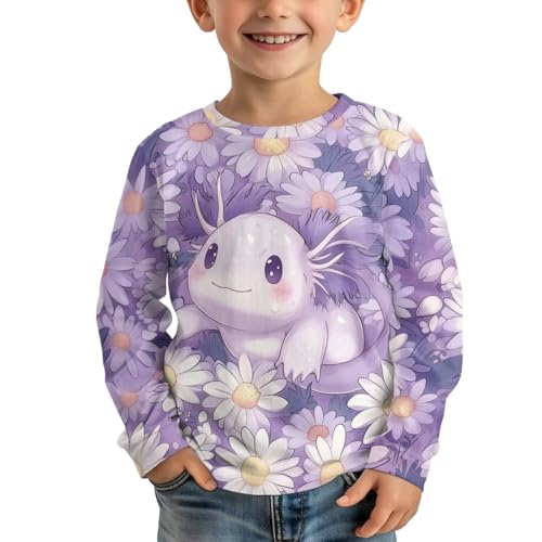 Image of Long Sleeve Shirts for Girls Winter Tops 3-16t Cartoon T Shirts for Fall Clothes