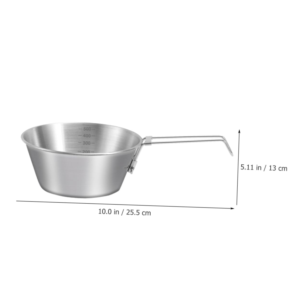 TOYANDONA 2 Set Ciotola Inossidabile Con Pieghevole Per Outdoor E Attività Escursionismo Utensile Per Pranzo 3 Pezzi * 2