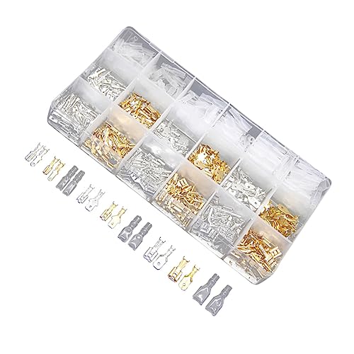 Cabilock Connector Terminal Block 540 Pcs Wire Terminal Kit Electrical Connectors for DIY Automotive Motorcycle