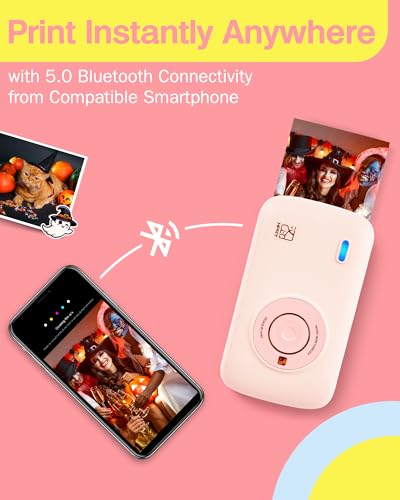 Hprt CP2100 Portable Photo Printer For Iphone & Android, 2.1X3.4 Mini Instant Color Printer, Bluetooth 5.0 thumb #3