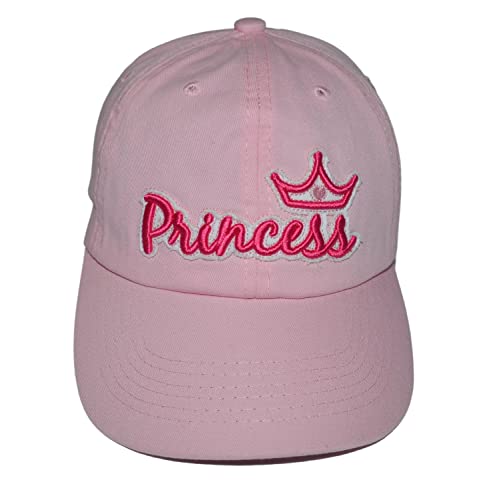 Popfizzy Pink Princess Hat, Baseball Cap, Crown Baseball Hats For Girls, Cotton Ballcap, Adjustable Buckle #TOP22
