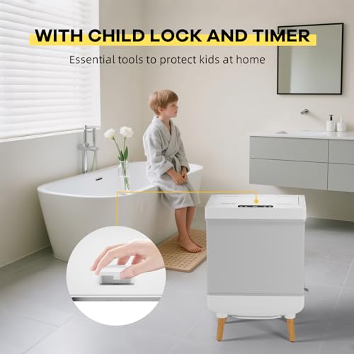 Garvee Collapsible Electric Towel Warmer Bucket, Heated Towel Dryer with Timer & LED Display, 4 Heating & 4 Drying Modes, Auto Shut-Off, Portable for Bathroom, Home Spa, Travel by Garvee - Used condition - Image 4