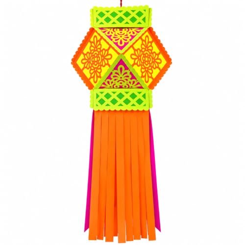 Generic Jamunaji & Sons Diwali Kandil, 31x14 Inch Multicolor Paper - Image 7