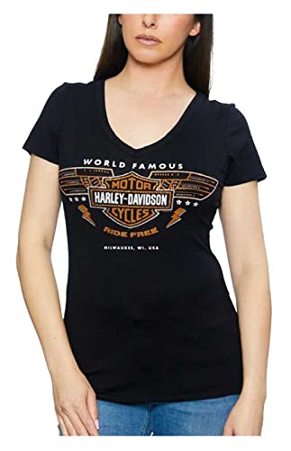 Amazon.com: Harley-Davidson Women's Embellished B&S Lace Back V