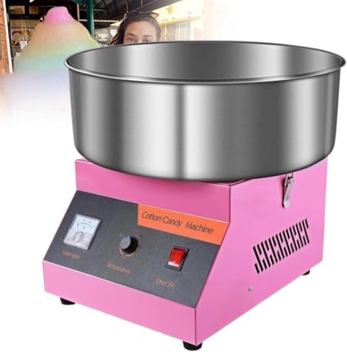 Macchina Per Zucchero Filato Elettrica Ø 52 Cm Macchina Per Zucchero Filato Prepara Rapidamente I Marshmallow Per Casa, Carnevale, Compleanno Dei Bambini