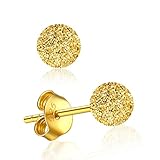 [ChicSilver] ボールピアス レディース つけっぱなし ゴールド k18金 丸玉ピアス 3mm シンプル アクセサリー