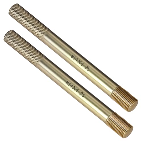GEAROLL 2PC Wheel Alignment Pin, Steel Alloy Wheel Hanger Alignment Pin Guide Tool, Wheel Lug Bolt Automotive Mechanic Tool M14 x1.25 by GEAROLL - Used condition - US$8.41