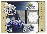 Ryan Kesler Signed 2005/06 UD MVP Materials Card M-RK Vancouver Canucks - Hockey Slabbed Autographed Cards