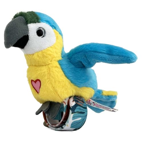 Happy Yappers Interaktiver Plüschvogel – Nachsprech-Modus, Musik & Chirping Sounds, Schlafmodus, Wiederaufladbar, Ideal für Kinder ab 18 Monaten, Inklusive USB-C-Ladekabel (Blauer Papagei) Happy Yappers Interaktiver Plüschvogel – Nachsprech-Modus, Musik & Chirping Sounds, Schlafmodus, Wiederaufladbar, Ideal für Kinder ab 18 Monaten, Inklusive USB-C-Ladekabel (Blauer Papagei)