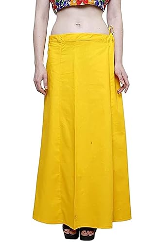 Image of CITIX Pure Cotton Petticoat for Woman Saree | Adujastable Drawstring Waist
