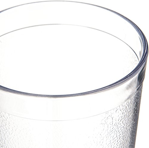 Carlisle Foodservice Products Stackable Plastic Tumbler, 16 Ounce, Clear, (Pack Of 24) #TOP3