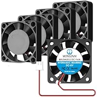 WINSINN Ventilador de 40 mm, 5 V, rodamiento hidráulico, sin